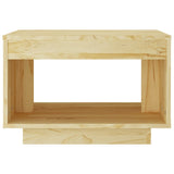 NNEVL Coffee Table 50x50x33.5 cm Solid Pinewood