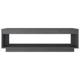NNEVL Coffee Table Grey 110x50x33.5 cm Solid Pinewood