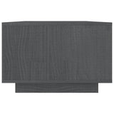NNEVL Coffee Table Grey 110x50x33.5 cm Solid Pinewood