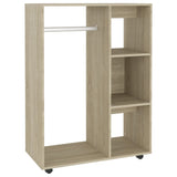 NNEVL Wardrobe Sonoma Oak 80x40x110 cm Chipboard