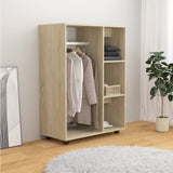 NNEVL Wardrobe Sonoma Oak 80x40x110 cm Chipboard