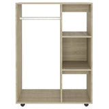NNEVL Wardrobe Sonoma Oak 80x40x110 cm Chipboard