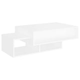 NNEVL Coffee Table White 105x55x32 cm Chipboard