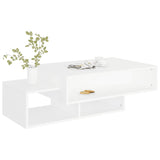 NNEVL Coffee Table White 105x55x32 cm Chipboard