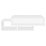 NNEVL Coffee Table White 105x55x32 cm Chipboard