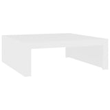 NNEVL Coffee Table White 100x100x35 cm Chipboard