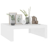 NNEVL Coffee Table White 100x100x35 cm Chipboard