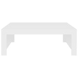 NNEVL Coffee Table White 100x100x35 cm Chipboard