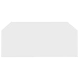 NNEVL Coffee Table White 100x100x35 cm Chipboard