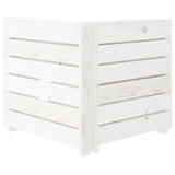 NNEVL Garden 2-Seater Pallet Sofa Solid Pinewood White