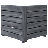 NNEVL Garden 2-Seater Pallet Sofa Solid Pinewood Grey