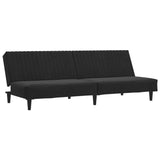 NNEVL 2-Seater Sofa Bed Black Velvet