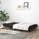 NNEVL 2-Seater Sofa Bed Black Velvet