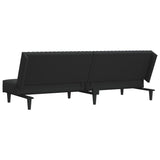 NNEVL 2-Seater Sofa Bed Black Velvet
