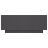 NNEVL Bedside Cabinet Grey 100x35x40 cm Engineered Wood
