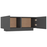 NNEVL Bedside Cabinet Grey 100x35x40 cm Engineered Wood