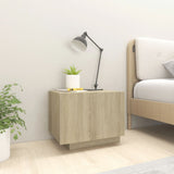NNEVL Bedside Cabinet Sonoma Oak 100x35x40 cm Engineered Wood