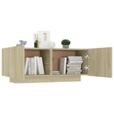 NNEVL Bedside Cabinet Sonoma Oak 100x35x40 cm Engineered Wood