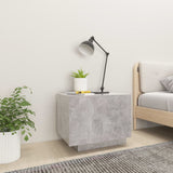 NNEVL Bedside Cabinet Concrete Grey 100x35x40 cm Engineered Wood