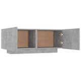 NNEVL Bedside Cabinet Concrete Grey 100x35x40 cm Engineered Wood