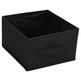 NNEVL Storage Cabinet with 6 Drawers 55x29x55 cm Black Steel