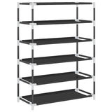 NNEVL Shoe Cabinet Black 60x28x90 cm Fabric