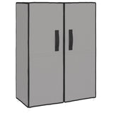 NNEVL Shoe Cabinet Grey 60x28x90 cm Fabric