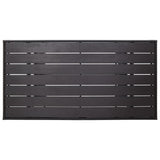 NNEVL Garden Table Black 120x70x66 cm Poly Rattan