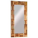 NNEVL Wall Mirror Solid Wood Reclaimed 60x110 cm