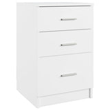 NNEVL Bed Cabinet White 40x40x63 cm Engineered Wood