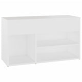 NNEVL Shoe Bench White 80x30x45 cm Chipboard