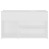 NNEVL Shoe Bench White 80x30x45 cm Chipboard