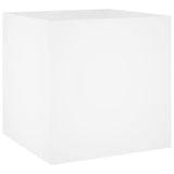 NNEVL Planter Box White 40x40x40 cm Engineered Wood