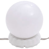 NNEVL Dressing Table with LED White 74.5x40x141 cm