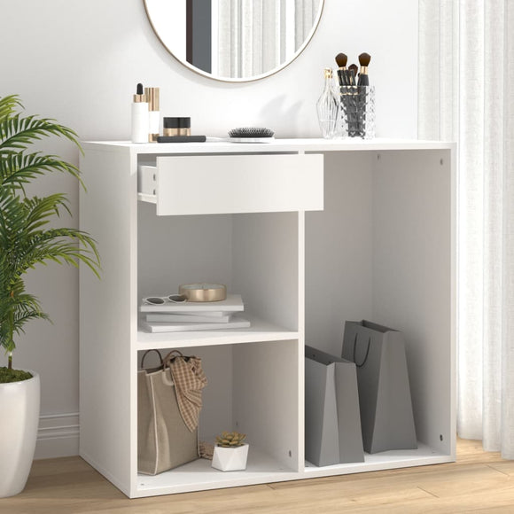 NNEVL Cosmetic Cabinet White 80x40x75 cm Engineered Wood