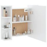 NNEVL Mirror Cabinet with LED White 70x16.5x60 cm
