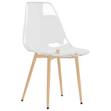 NNEVL Dining Chairs 2 pcs Transparent PET