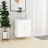 NNEVL Shoe Cabinet White 60x35x70 cm Chipboard