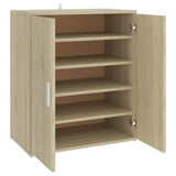 NNEVL Shoe Cabinet Sonoma Oak 60x35x70 cm Chipboard