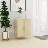 NNEVL Shoe Cabinet Sonoma Oak 60x35x70 cm Chipboard