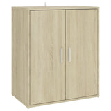 NNEVL Shoe Cabinet Sonoma Oak 60x35x70 cm Chipboard