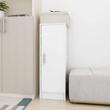 NNEVL Shoe Cabinet White 32x35x92 cm Chipboard