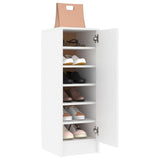 NNEVL Shoe Cabinet White 32x35x92 cm Chipboard