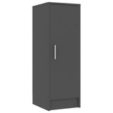 NNEVL Shoe Cabinet Grey 32x35x92 cm Chipboard