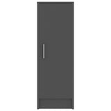 NNEVL Shoe Cabinet Grey 32x35x92 cm Chipboard