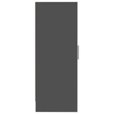 NNEVL Shoe Cabinet Grey 32x35x92 cm Chipboard