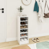 NNEVL Shoe Cabinet White 31.5x35x90 cm Chipboard