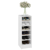 NNEVL Shoe Cabinet White 31.5x35x90 cm Chipboard