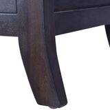 NNEVL Bedside Cabinet Light Black 40x40x45 cm Solid Wood Mahogany