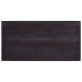 NNEVL Console Table with Drawer Black 60x30x75 cm Solid Wood Mahogany